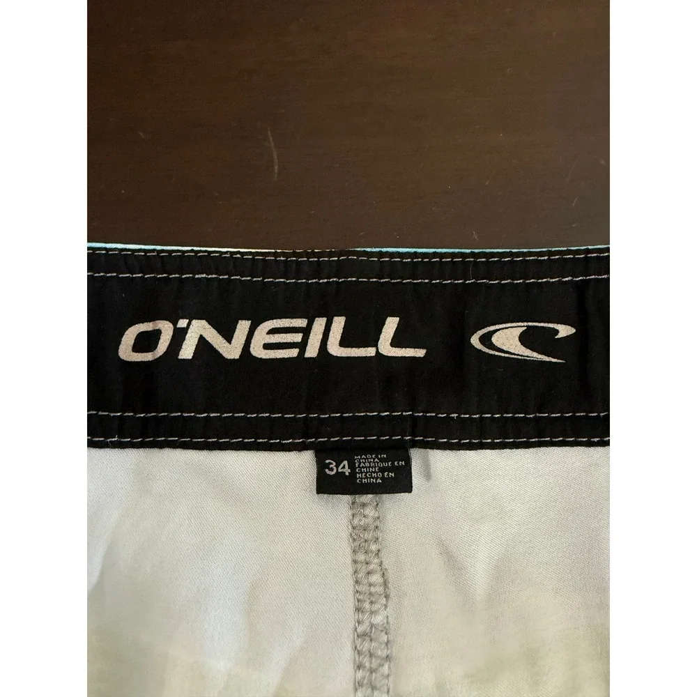 O'Neill Board Shorts Men's 34 Striped Swim‎ Trunks Multicolor
